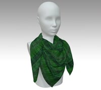 Image 3 of Painted Crosshatch Silk Scarf