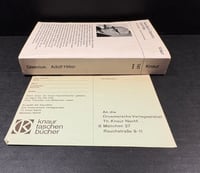 Image 2 of WW2 (Nazi Germany) 1967 "Eine Biographie - Adolf Hitler - Versuch einer Deutung" Soft Cover Book