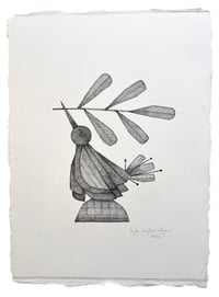 Image 2 of A very important drawing of a bird with very fine detail'