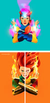 Portrait of Jean Grey / Portrait of Phoenix  (Reg. & Dark Variant)