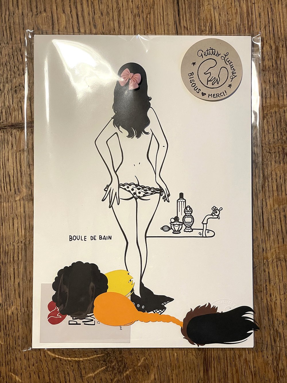 Image of "Boule de bain" tirage d'art et découpages interactifs