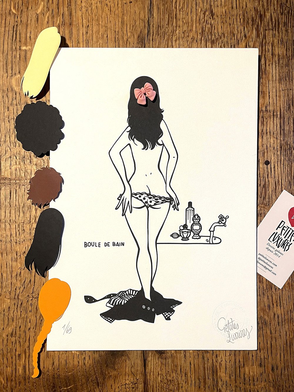 Image of "Boule de bain" tirage d'art et découpages interactifs