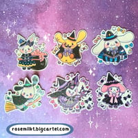 Image 2 of *Limited* Halloween Friends Acrylic Charms and stickers