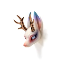 Image 1 of Chikkoi Warrior (off white/copper antlers)