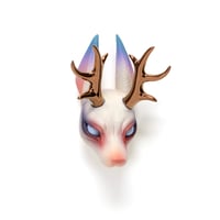Image 3 of Chikkoi Warrior (off white/copper antlers)