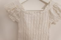 Image 2 of House of Paloma broderie anglaise top size 6
