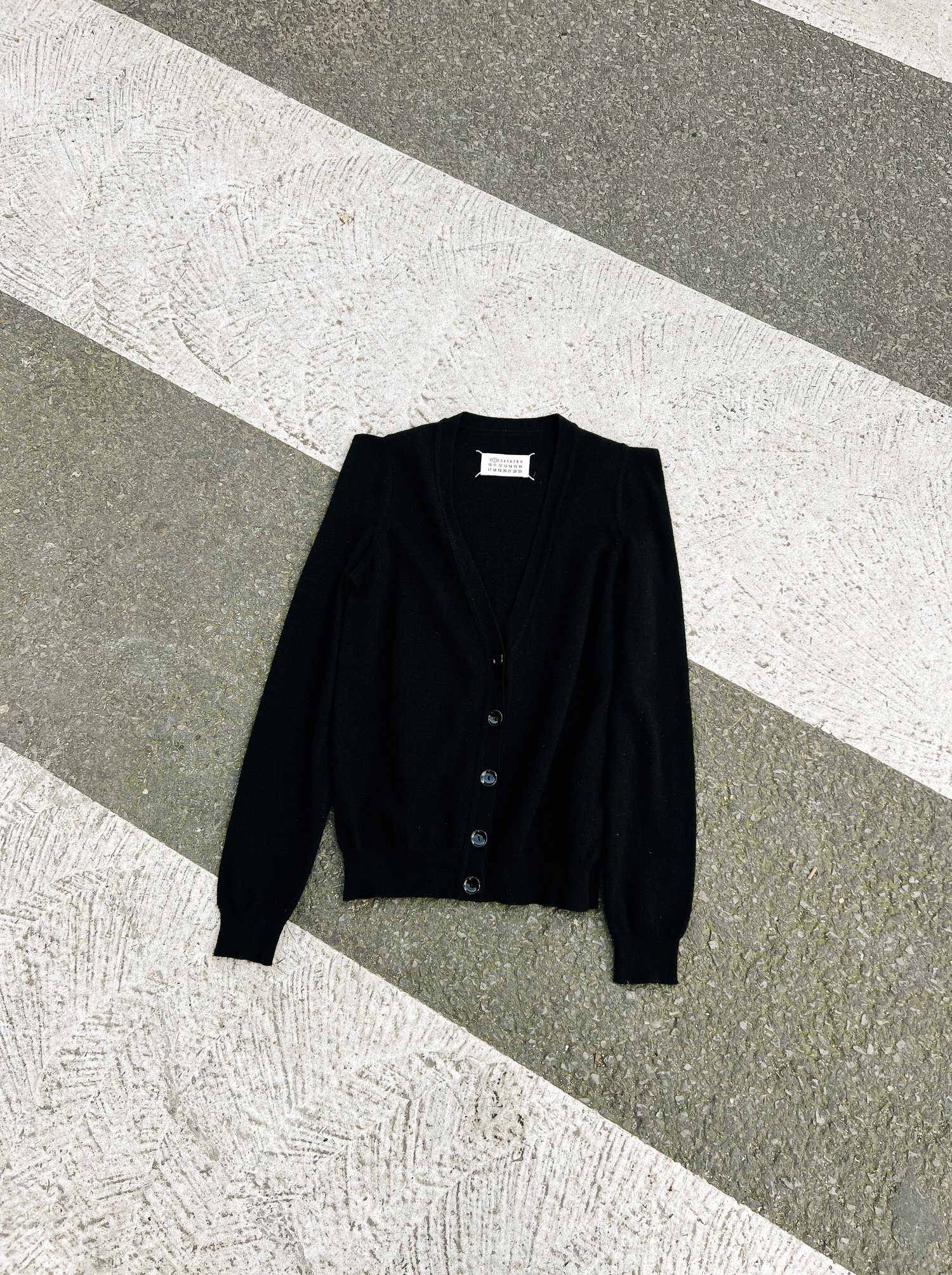 Margiela Square Shoulder Cardigan FW08  - Size S