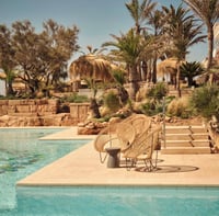 Image 4 of Pool towel - Pink & Green