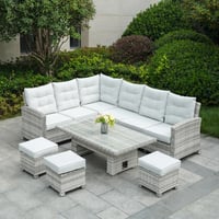 Image 2 of Chicago - Rising Table Corner Sofa Set