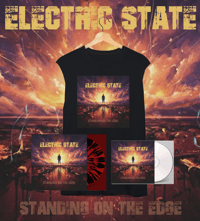 Image 2 of ELECTRIC STATE - STANDING ON THE EDGE LTD ED VINYL + CD + T SHIRT OR MUSCLE SHIRT BUNDLE