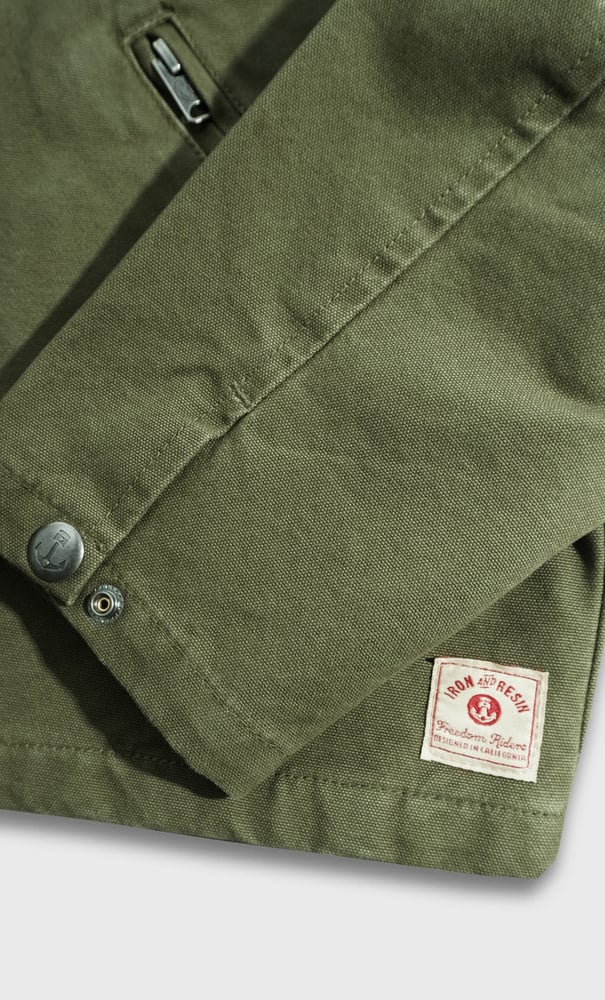 Image of Sanjon Jacket olive by Iron&Resin