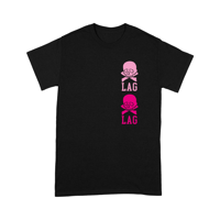 Image 2 of T-shirt LAG 2025 - black/pink