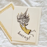 Chandelier Girl Card