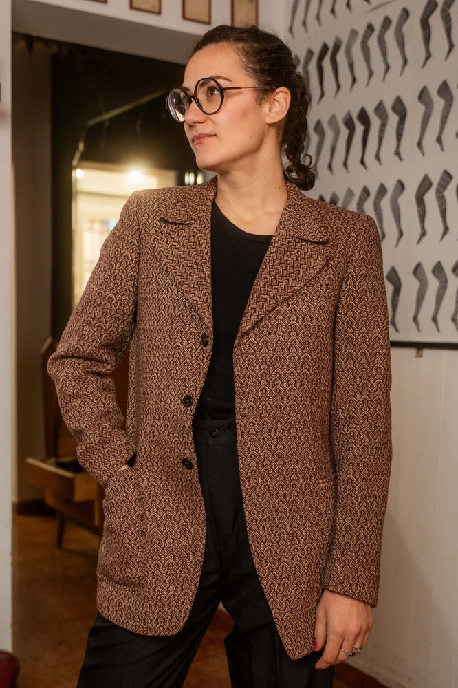 Image of Blazer 70s bordeaux