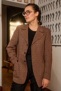 Image 1 of Blazer 70s bordeaux