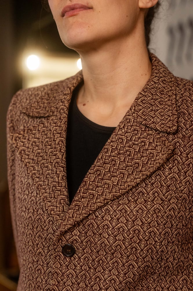 Image of Blazer 70s bordeaux