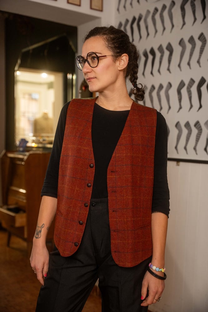 Image of Gilet bordeaux