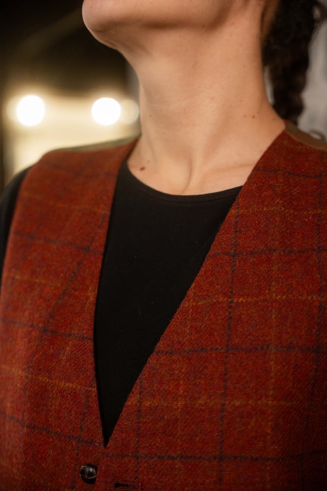 Image of Gilet bordeaux