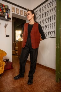 Image 5 of Gilet bordeaux