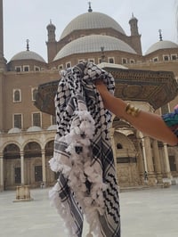 Image 6 of Cotton Palestinian Keffiyeh Lightweight (Made in Jordan)