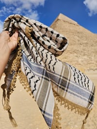 Image 8 of  Sands of Time/ Gold Tassel Keffiyeh
