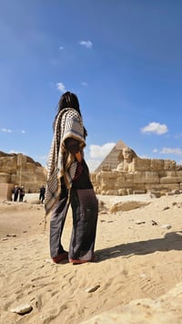 Image 9 of  Sands of Time/ Gold Tassel Keffiyeh