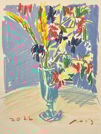 Absinthe & Wildflowers/ Drawing A Day 4.20.26