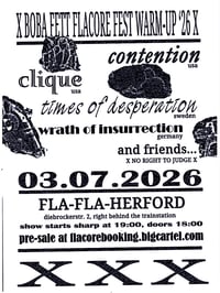 Contention + Clique w/ times of desperation and wrath of insurrection