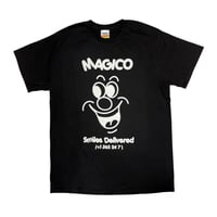 Image 1 of MÁGICO - "Smiles Delivered" T-shirt (Black)