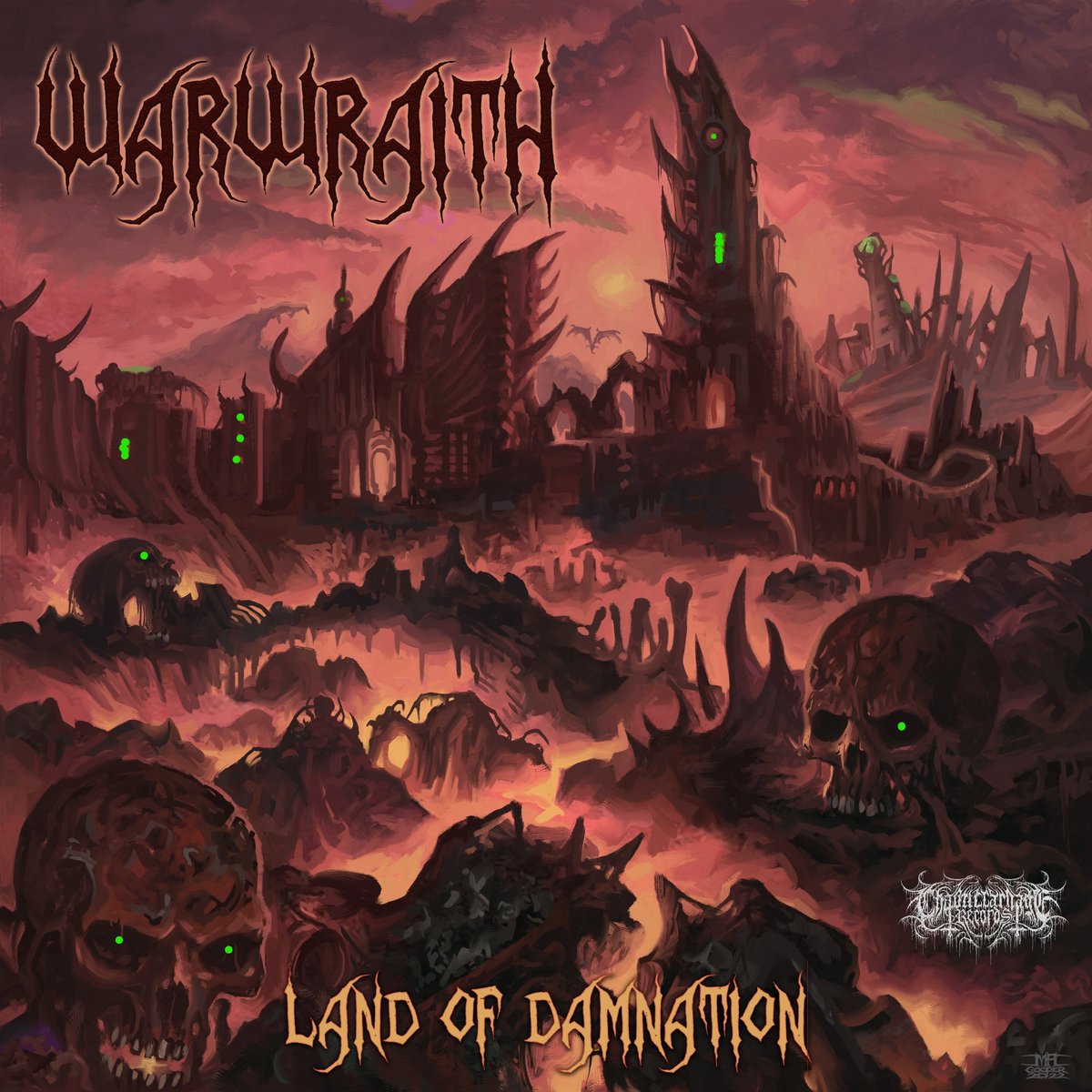 Warwraith - Land of Damnation CD | Gurgling Gore