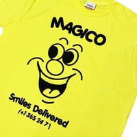 Image 2 of MÁGICO - "Smiles Delivered" T-shirt (Yellow)