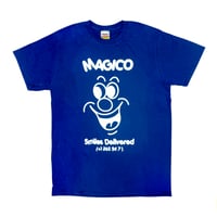 MÁGICO - "Smiles Delivered" T-shirt (Blue)