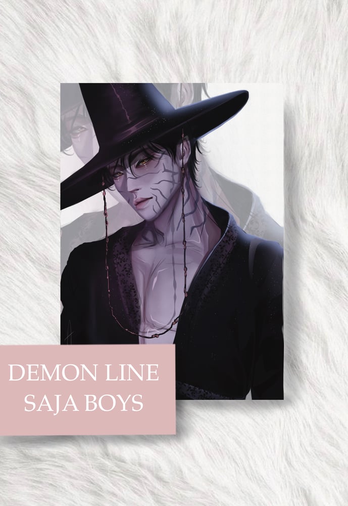 Image of PRINTS ATEEZ DEMON LINE X SAJA BOYS 