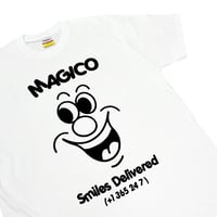 Image 2 of MÁGICO - "Smiles Delivered" T-shirt (White)