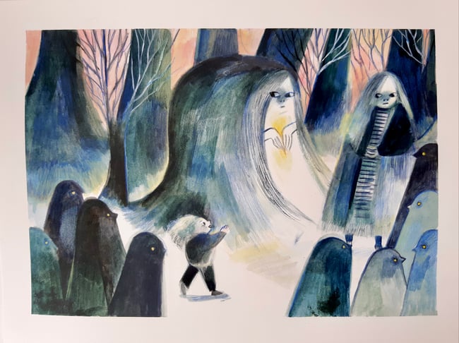 The Introduction ~ Original painting 