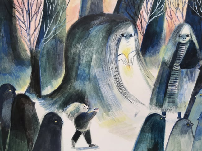 The Introduction ~ Original painting 