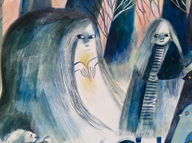 The Introduction ~ Original painting 