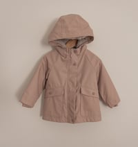 Image 1 of Zara sherpa lined rain coat size 12-18m