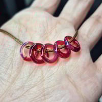 Image 4 of PURPLE CARVED LEFTOVERS BEAD SET 1