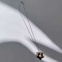 Image 2 of Brown Glass Pendant Necklace