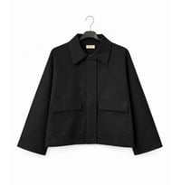 Minimal Zip Jacket — by WAY WAY (Black)