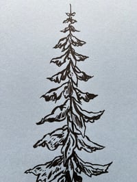 Image 5 of A3 original acrylic tree drawing