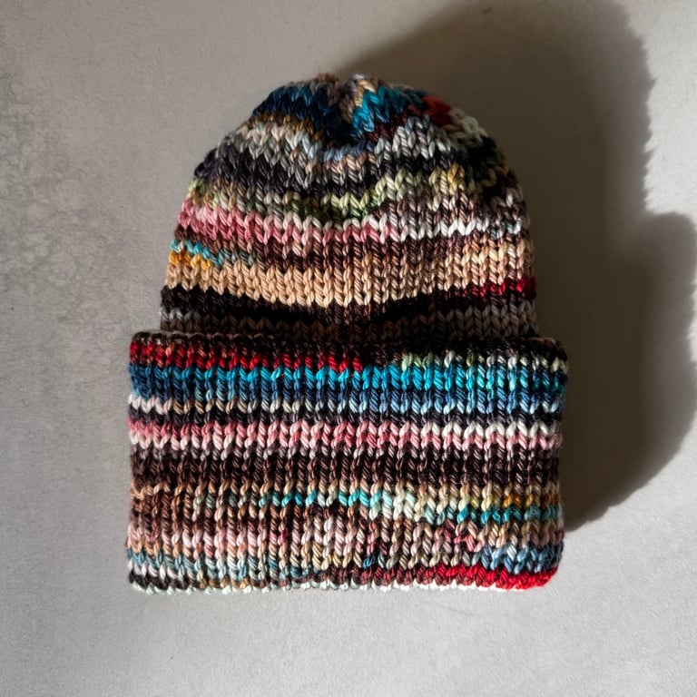 Scrap Cuff Beanie - 174