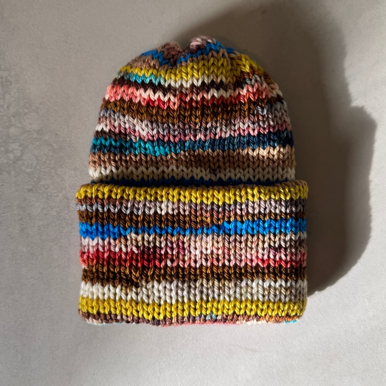 Scrap Cuff Beanie - 175