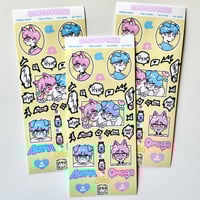 Omegaverse Yaoi sticker sheet 