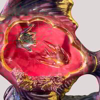 Image 6 of Lampe poisson vintage en céramique irisée de Vallauris - Veilleuse Années 60 bord de mer