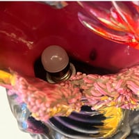 Image 10 of Lampe poisson vintage en céramique irisée de Vallauris - Veilleuse Années 60 bord de mer