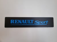 Cache plaque Renault sport 