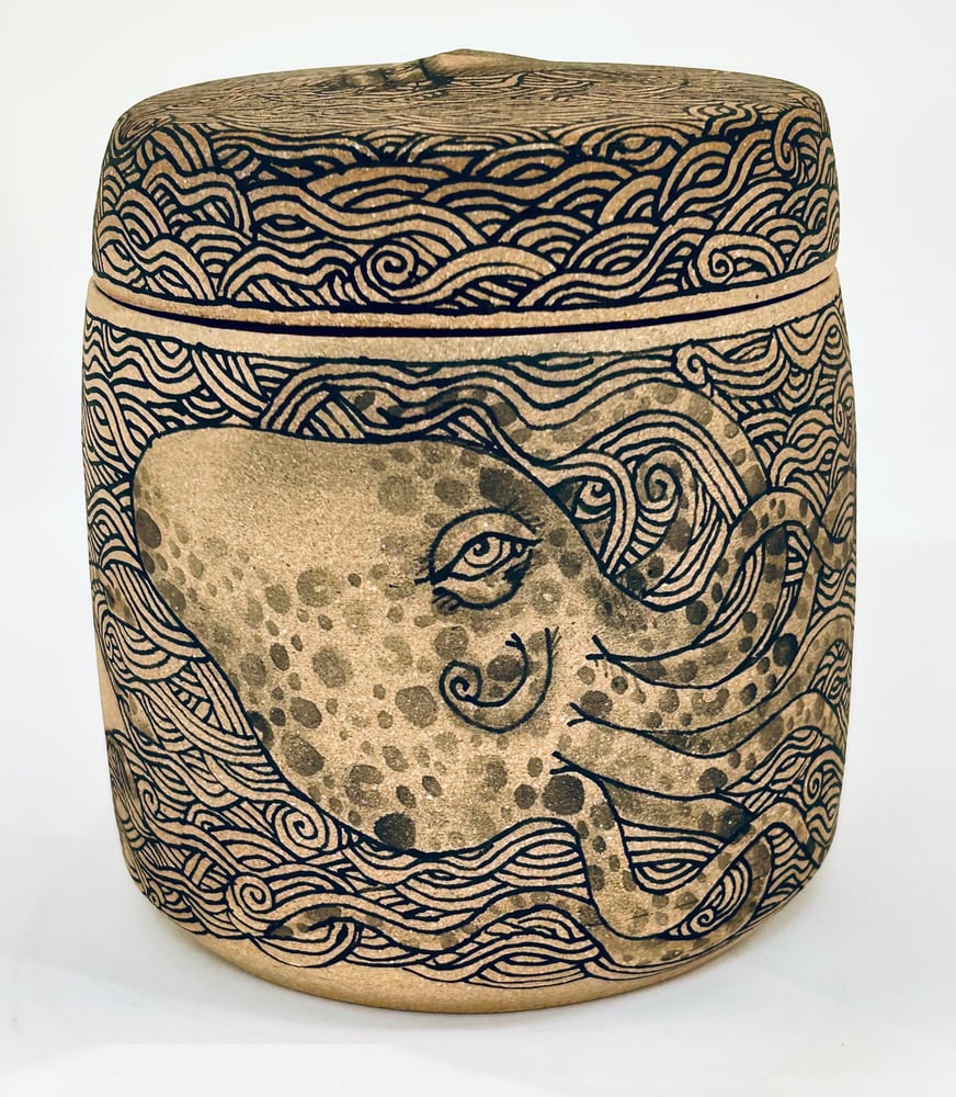 Image of  Octopi Covered Jar