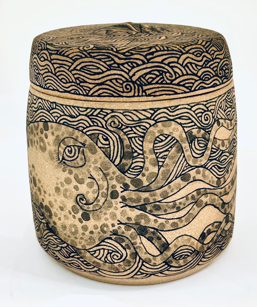 Image of  Octopi Covered Jar